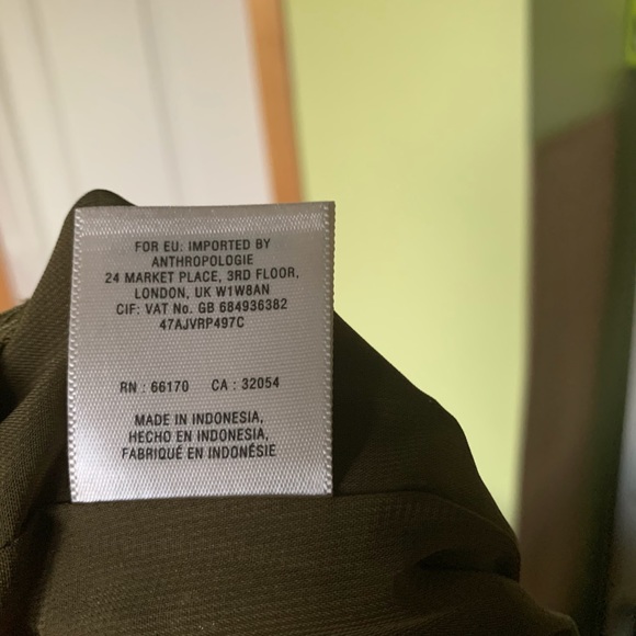 Anthropologie Elevenses Goldform Diamond pants - Picture 6 of 10